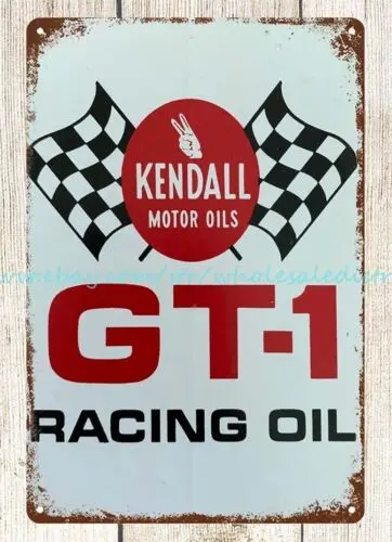 wall poster 1960s Kendall Motor Oils Auto Car Hot Rod Drag Racing metal tin sign