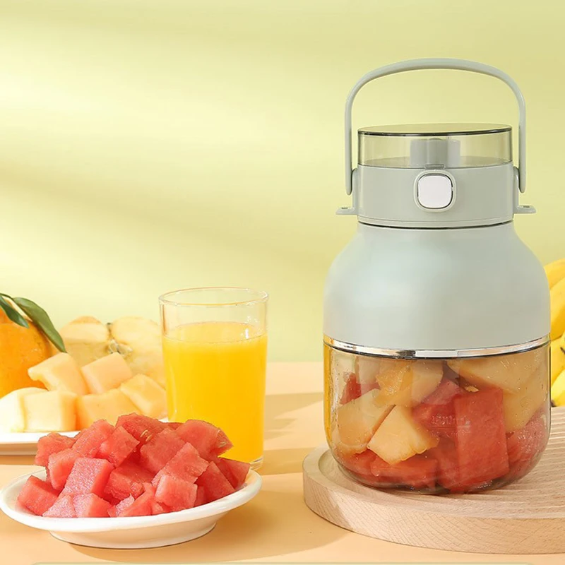 【New Arrival】Fruit Juicer Blender Cup Multifunctional USB Rechargeable Juice Cup Odorless Smoothie Supplement Portable Bucket