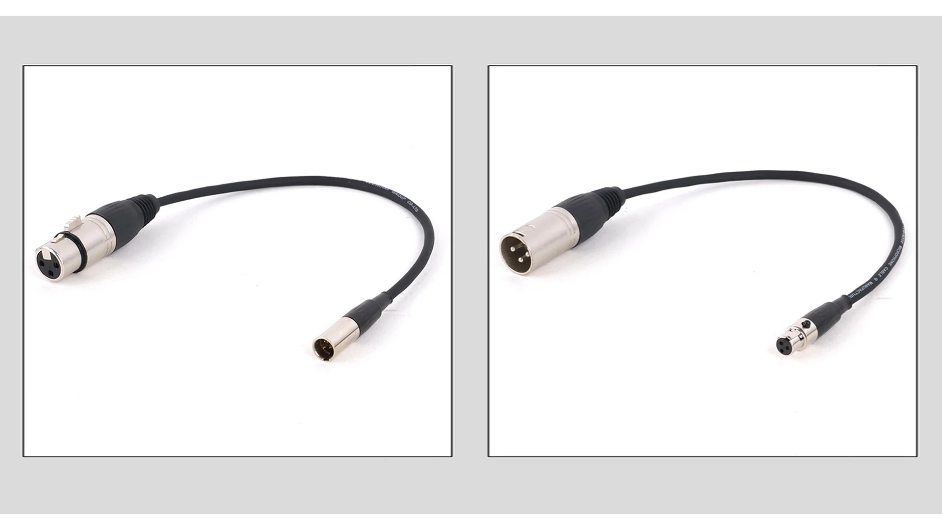 GuerGuo Mini XLR Audio Kabel Mini XLR 3Pin Stecker/Buchse auf 3PIN XLR Buchse/Stecker für Kopfhörer Carmera Konverter – Detail 9