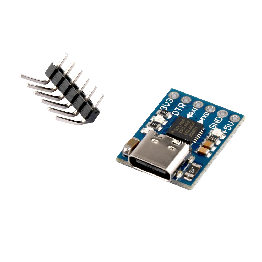 CP2102 Type-C Micro USB to UART TTL Module 6 Pin Serial Converter Downloader UART STC Replace FT232 For CJMCU-CP2102