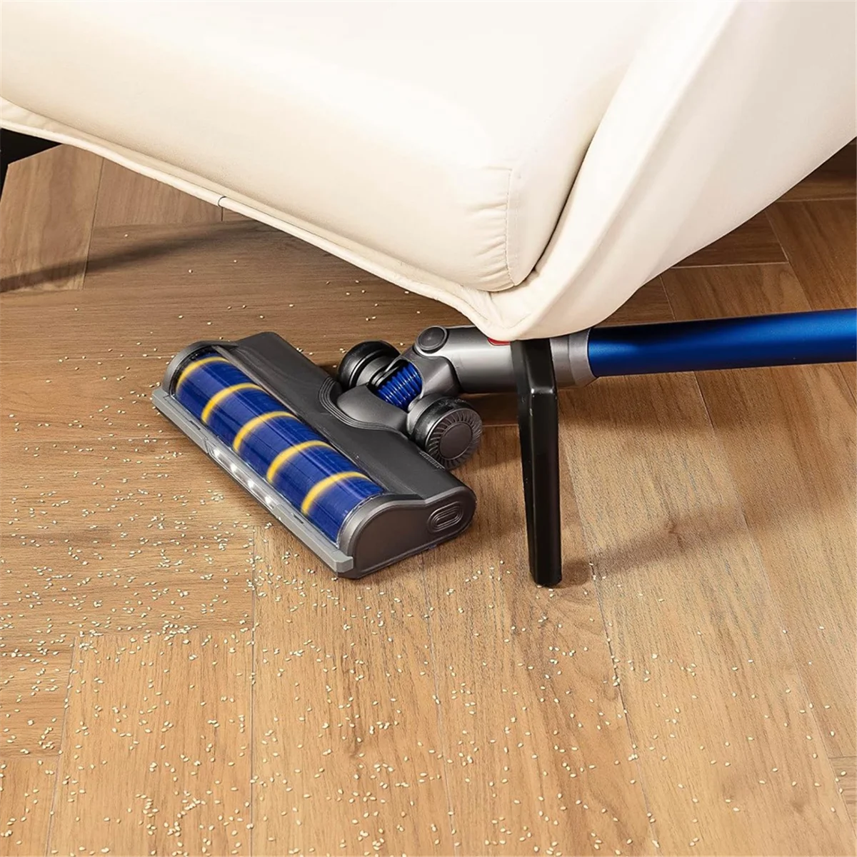 электрическая насадка для швабры, насадки для паркетного пола для пылесосов V7V8V10V11V15 со светодиодом