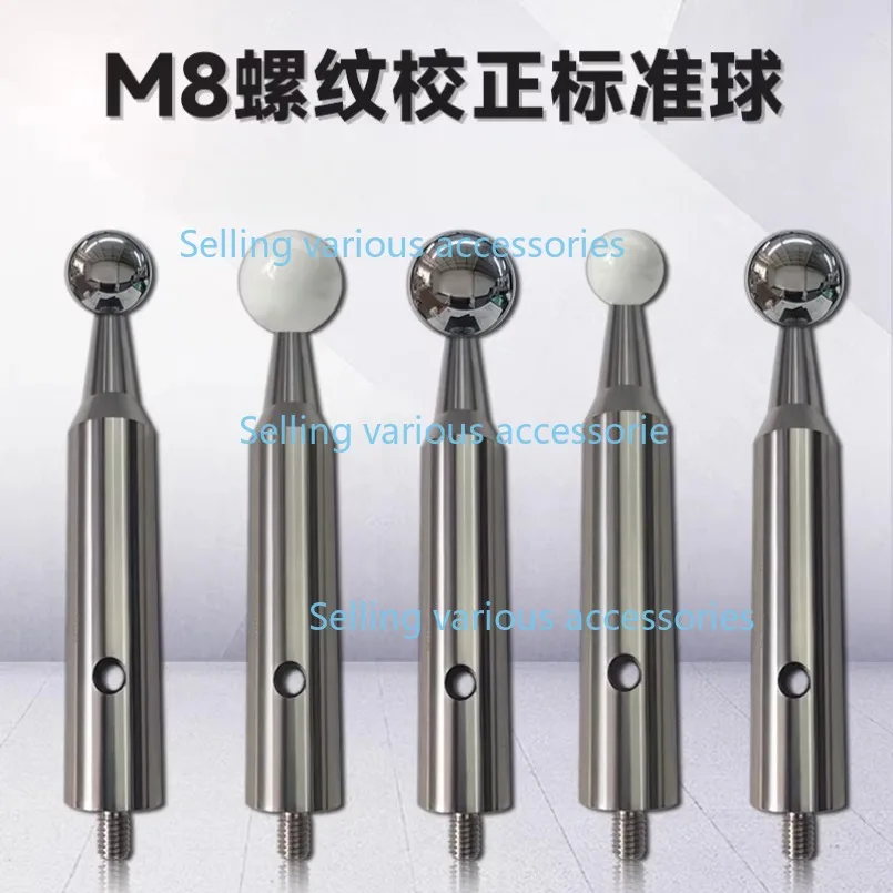 M8 M10 Calibration Detection CNC Machine Touch ProbeThree Coordinate Ceramics Ball Probe Three Dimensional Stylus