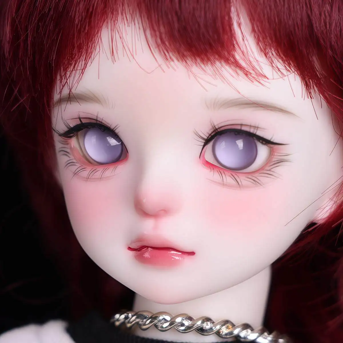BJD Eyeballs Purple 06 4-point Purple Non Pupil Eyeball With Ssmall Iris OB11 Glass Eye