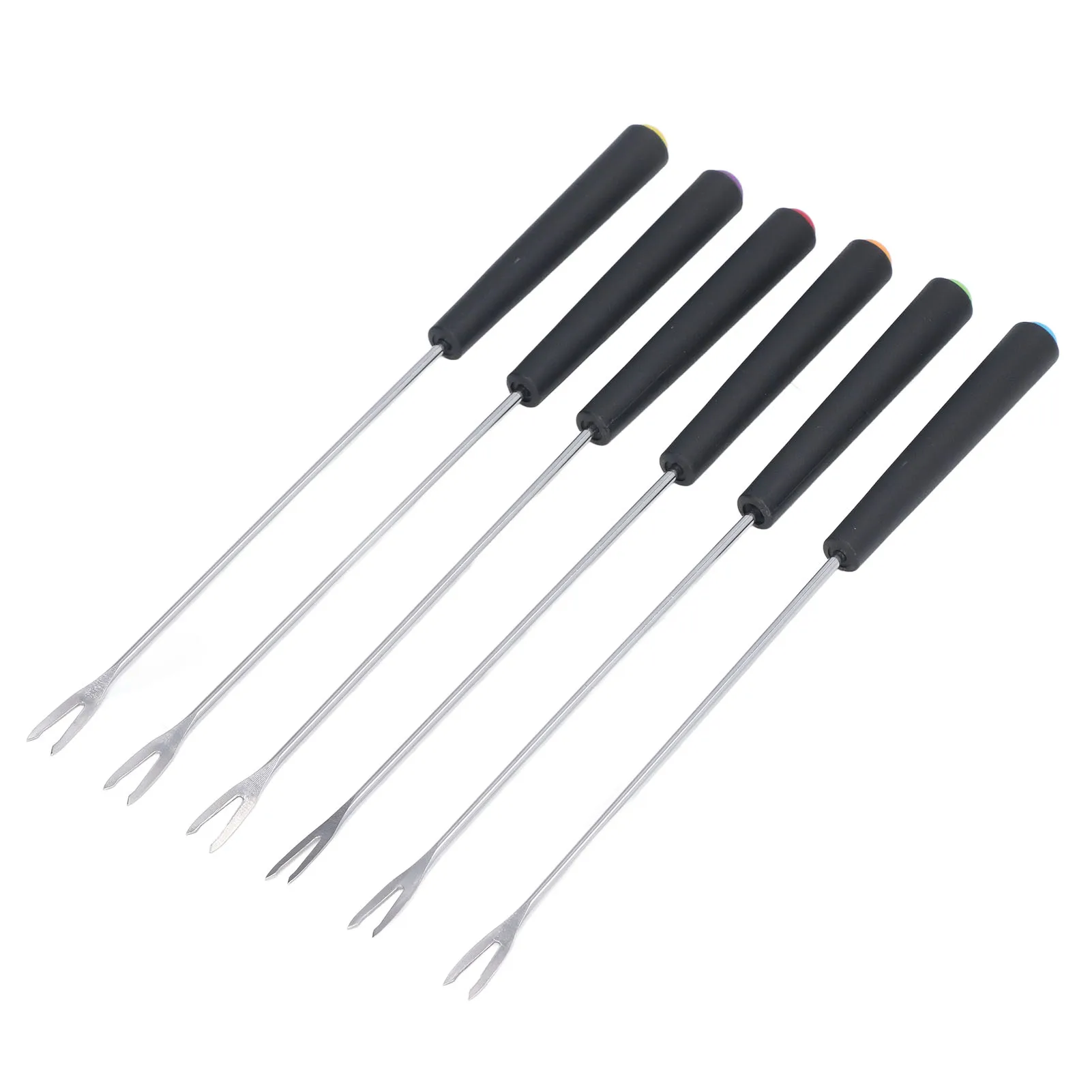 أدوات مائدة من الفولاذ المقاوم للصدأ ، شوكة للشواء ، تلسكوبية ، قابلة للتمديد ، عشاء ، فاكهة ، حلوى ، مقبض طويل #4