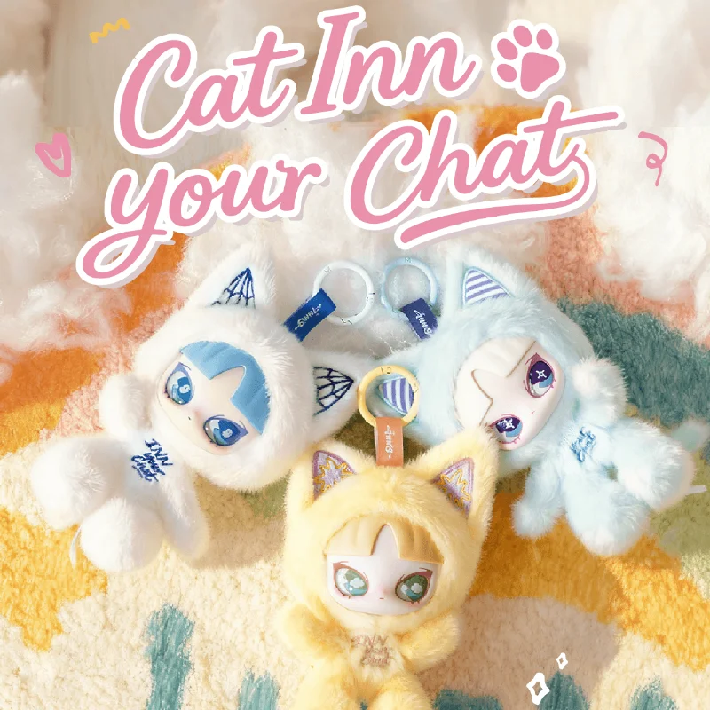 

INNS Cat Inn Your Chat Series Mystery Blind Box Виниловая плюшевая кукла Фигурка Настольный орнамент Коллекционная игрушка Подарки на день рождения
