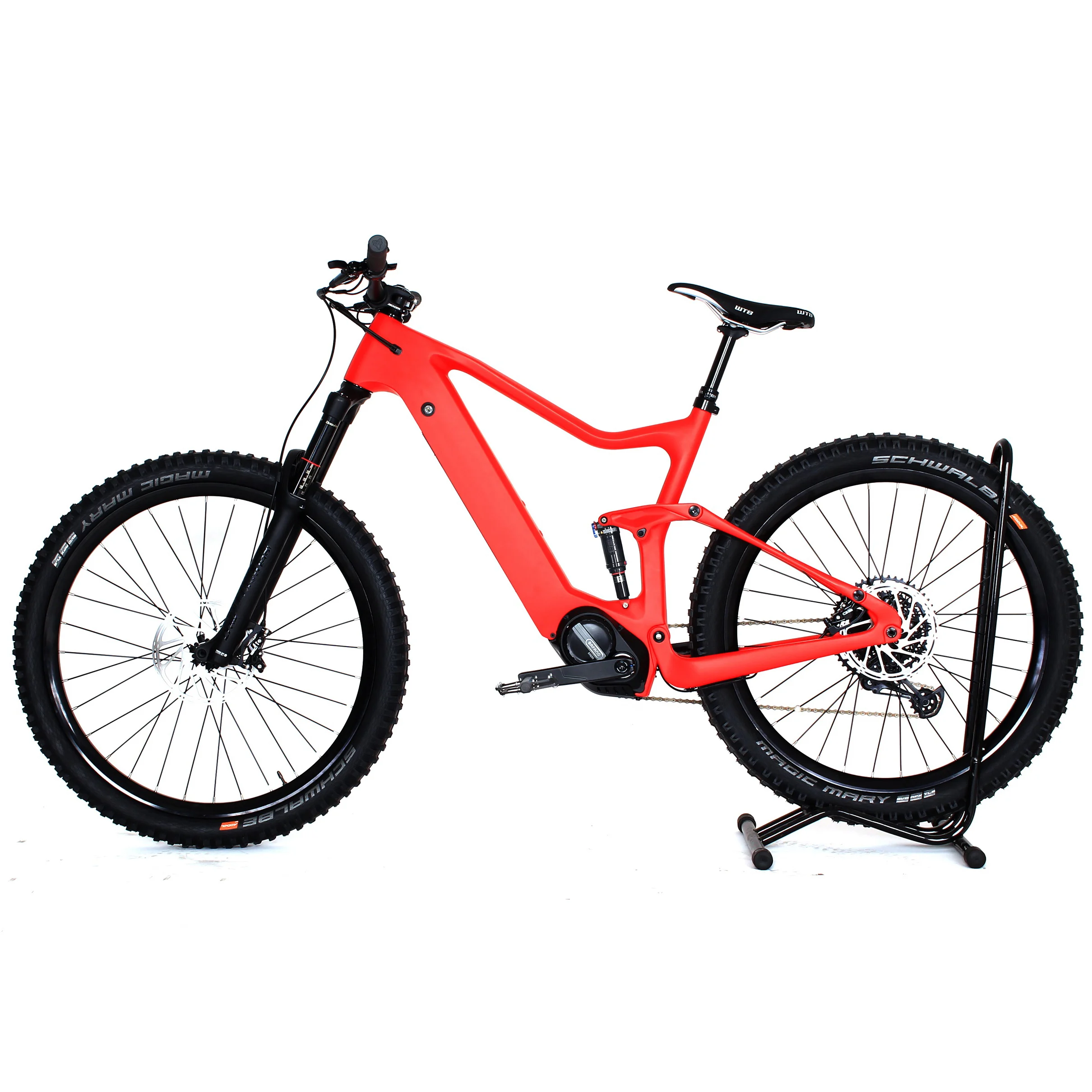 ATV&UTVOurea Pro Down Hill Full Suspension 29inch Bafang Mid Drive MTB Carbon Frame Adult E Bikes  Electric Mountain Bikes
