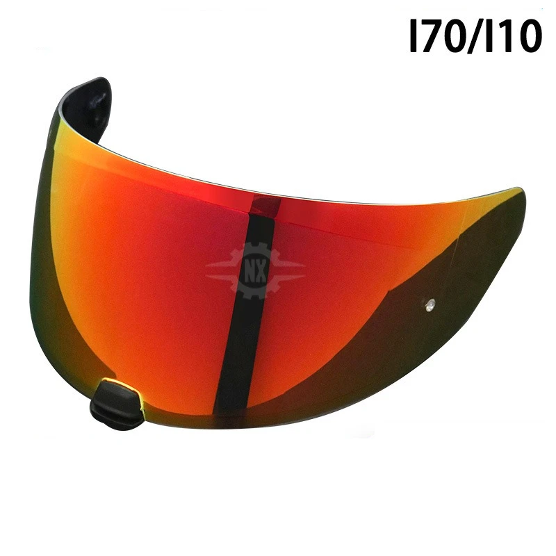 Compatible with i70/i10 helmet visor lenses, HJ-31 color-changing plates, anti-fog stickers, electroplated multi-color options