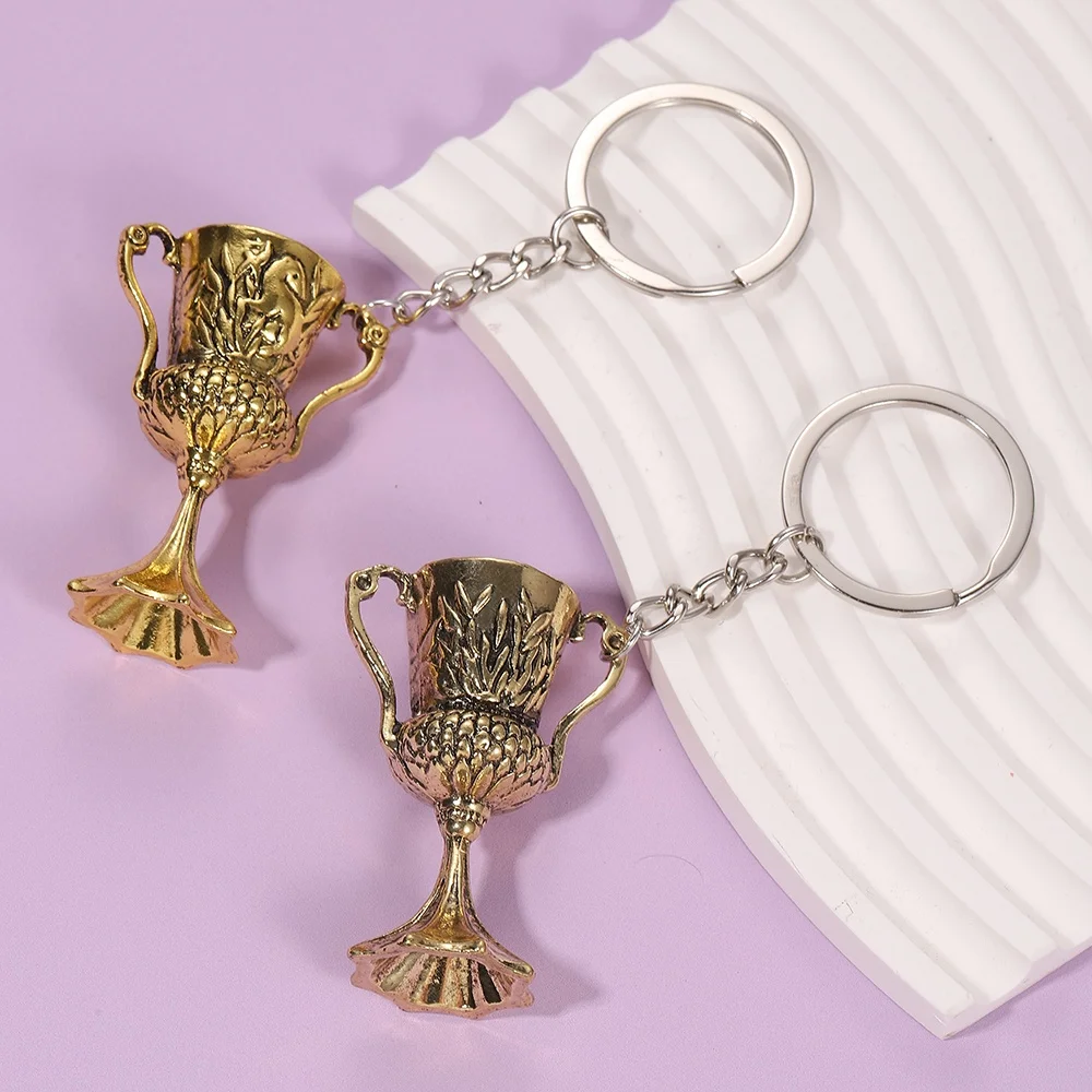 Horcruxes Retro Men's Holy Grail Necklace Accessories European and American Film Accessories God Cup Keychain