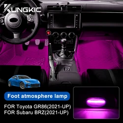 For Subaru BRZ Toyota GR86 2021 2022 2023 2024 2025 LED Car Interior Ambient Foot Light Auto Atmosphere Decorative Interior Lamp