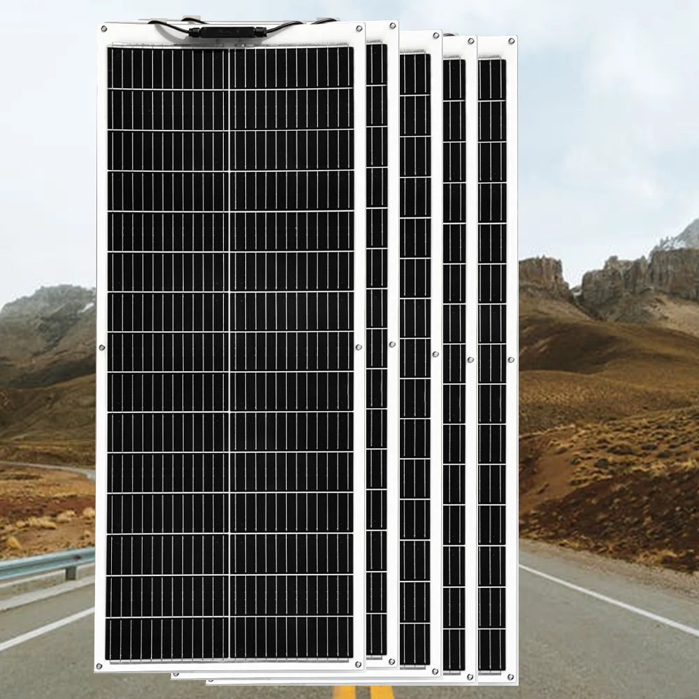 1000W zonnepaneel 12V zonnecel 500W zonnepanelen zonnebatterij lader 400W 200W 100W flexibel zonnepaneel 16.5V hoog rendement fotovoltaïsche module Diy kit generatie auto thuis kamperen solar panel