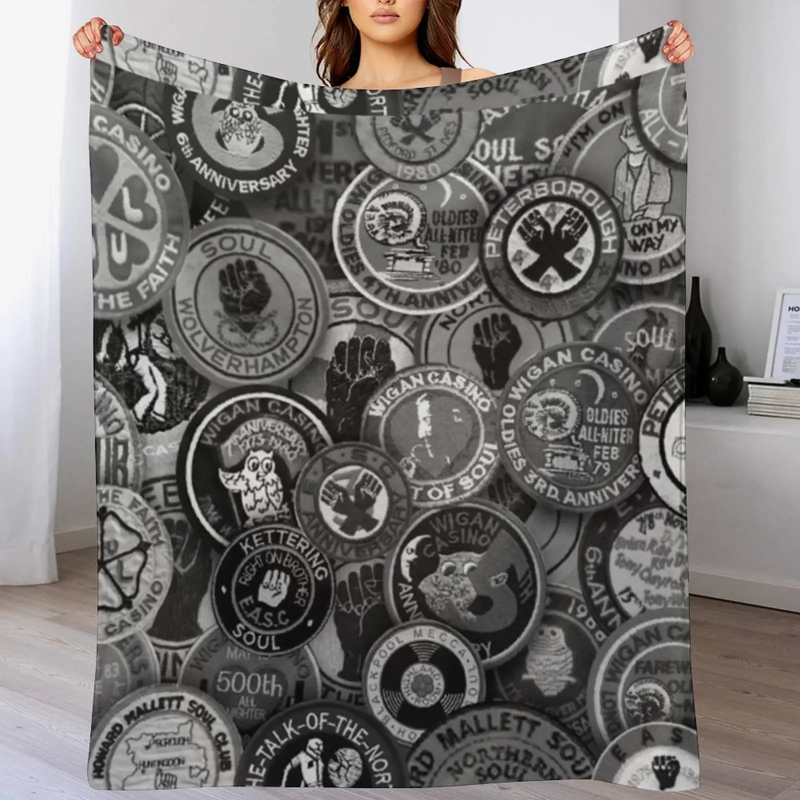 

northern soul memories Throw Blanket Luxury Thicken Sofa Stuffeds Blankets Sofas Of Decoration Blankets