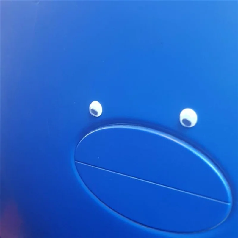 B24C-3500 Peças de Olhos de Gato Redondos com Adesivo para DIY, Acessórios de Scrapbooking em Tamanhos Variados