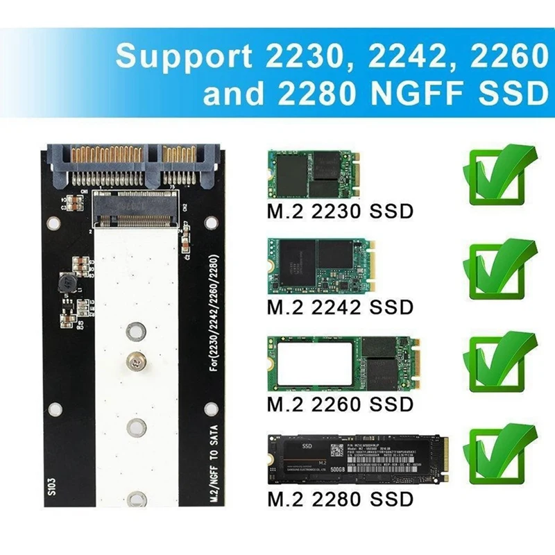 M.2 ngff zu sata 3,0 Adapter m.2 ngff zu sata Adapter Solid State Drive SSD Konverter karte 2007-2013 für PC Laptop