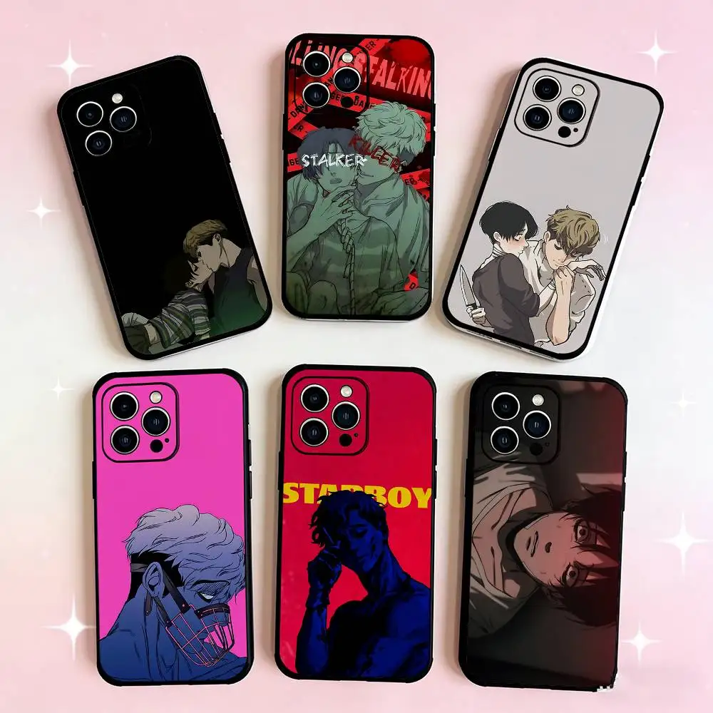 Funda para Teléfono Comics Killing Stalking para iPhone 17/16/15/13/14 Pro Max/ 11Plus/X/Xr/Xs Max/12mini