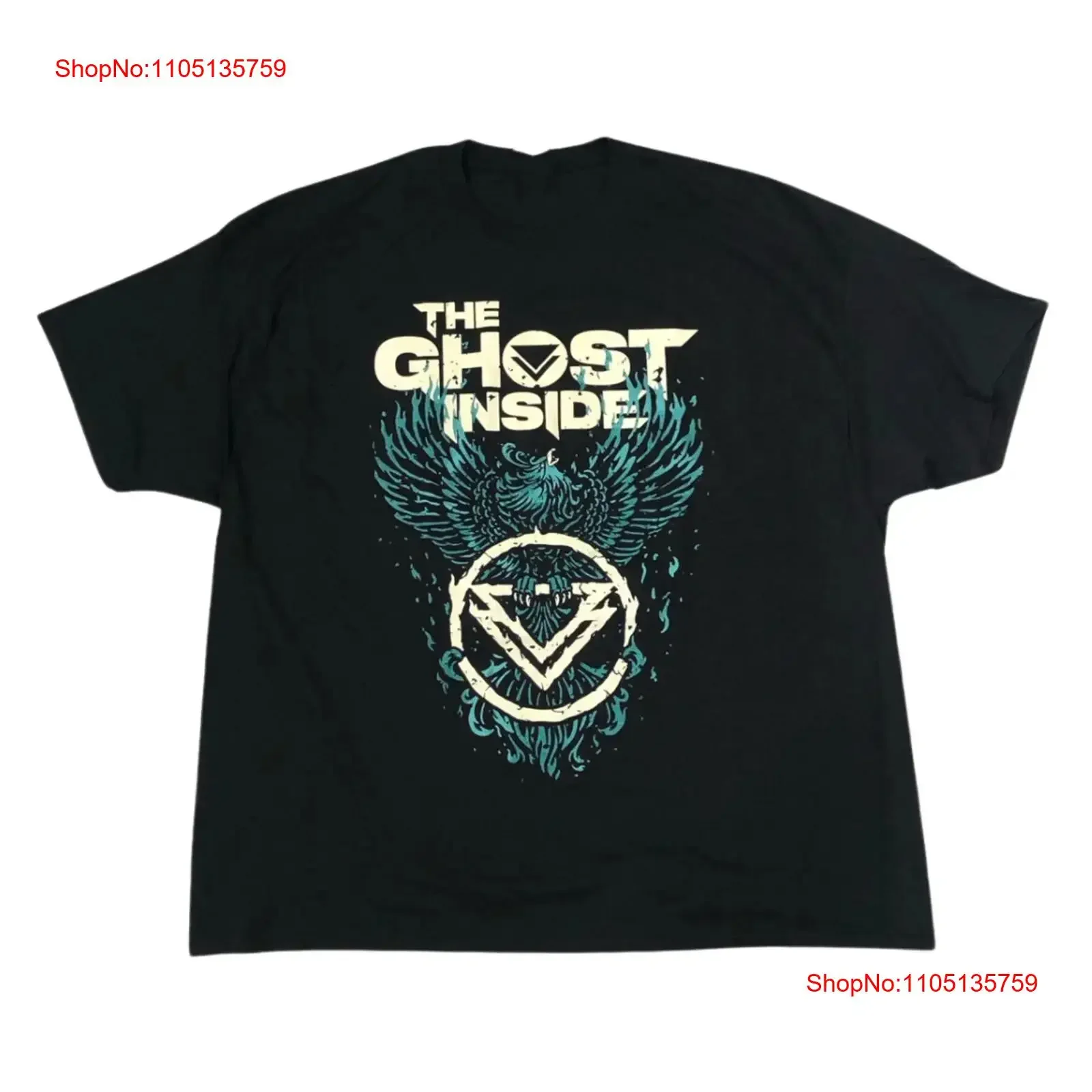 

Hot Trend The Ghost Inside Band Черная 1 боковая футболка размера от S до 4XL винтажная стираная дизайнерская одежда унисекс Топ для повседневной носки