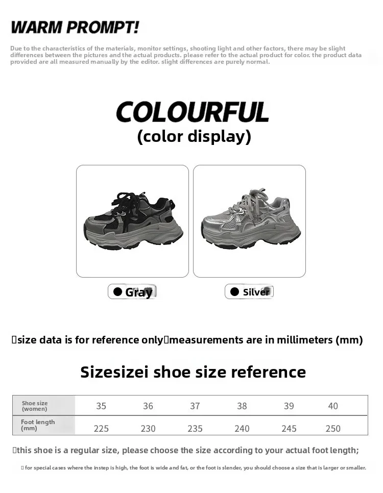 2026 Plateau-Sneaker für Damen, lässige, rutschfeste Sportschuhe mit dicker Sohle, bequeme Freizeitschuhe für Damen, Zapatos Mujer – Detail 2