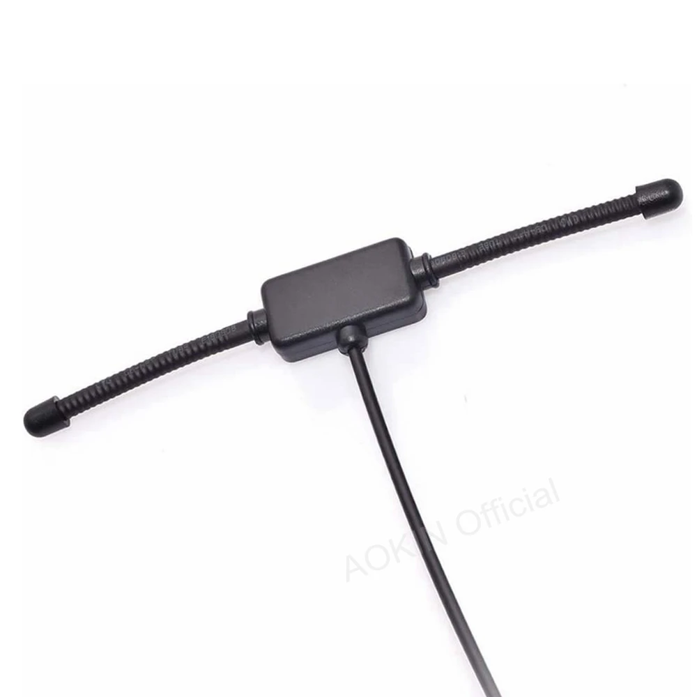 Universal Car Stereo AM FM Dipole Radio Antenna Adhesive Mount for Vehicle Car Truck SUV Radio Stereo Head Unit Receiver Tuner