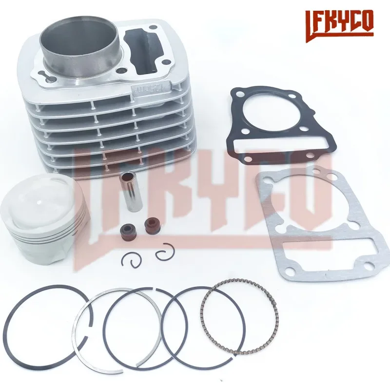 

52.4mm 4-stroke Motorcycle Cylinder Kit 125CC for KYY125 WH125 SDH125 KYY WH1 SDH 125 Piston Rings Tool Motorbike Engine Parts