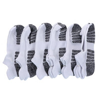6 Pairs Running Socks Summer Sports Non slip Outdoor Thick Cotton Comfortable Breathable Ankle Socks Men Women Cycling Practice