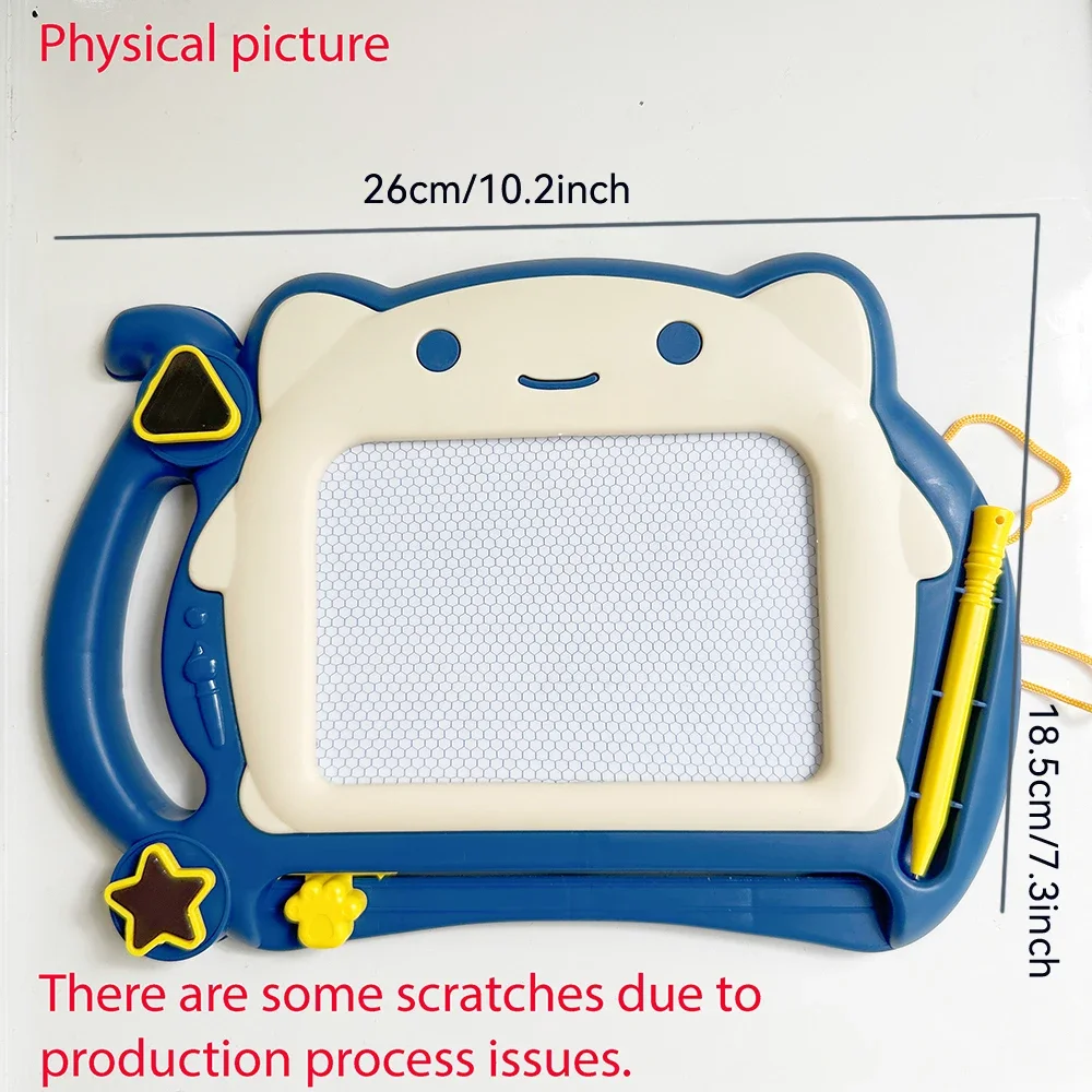 Tablica magnetyczna do pisania dla dzieci, kolorowa, do graffiti, z gumką, zabawki edukacyjne, akcesoria do wczesnej edukacji i rozwoju.