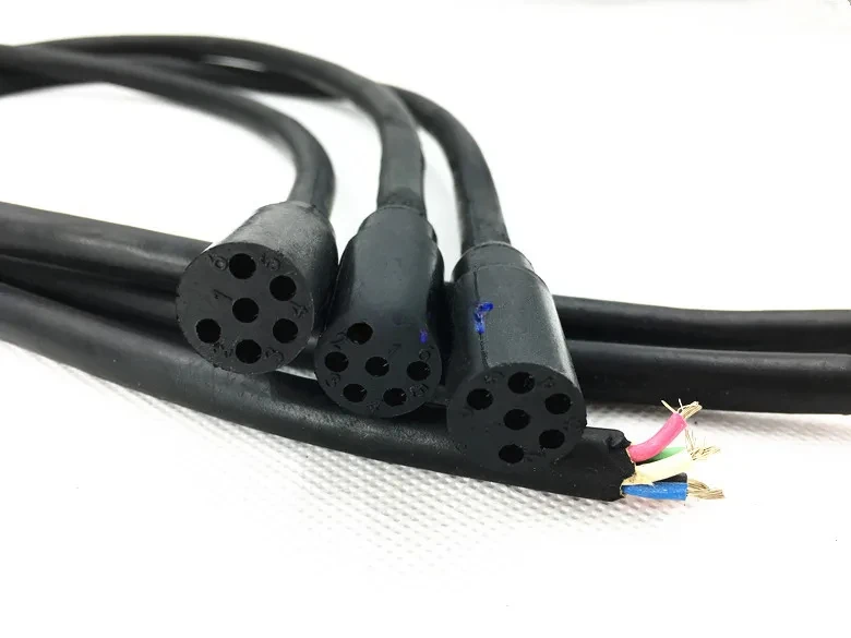 Watertight Connector Miniature 6-pin Socket Plug with Cable MCIL6F Deep Sea Pressure ROV Underwater Cable Connector