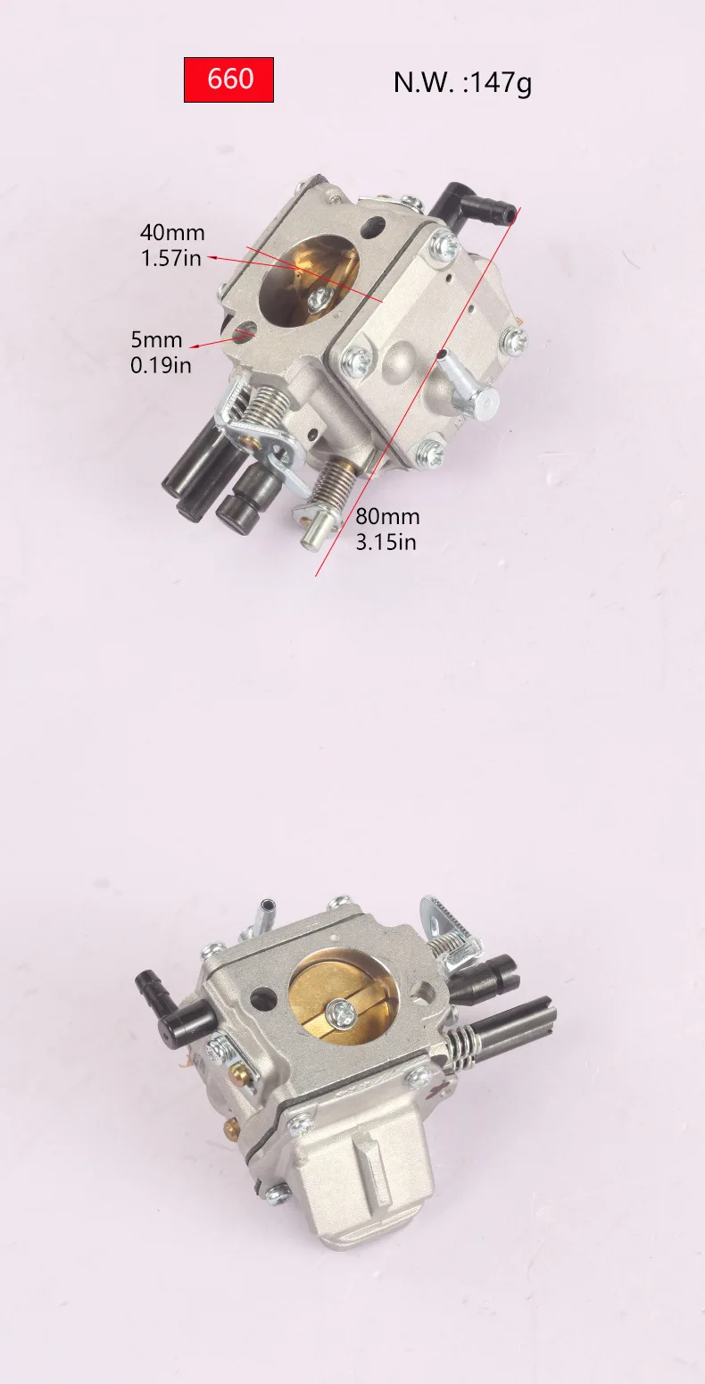 Replacement Carburetor For compatible with MS640 MS650 MS660 Chainsaw Models Replaces 67A for Reliable Fuel Delivery