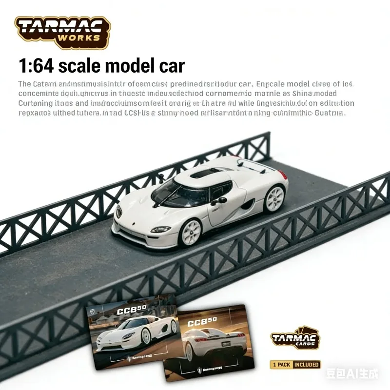 

TW 1:64 CC850 Cast Iron Plastic Static Alloy Car Model, Boys' Holiday Gift Toy, Adult Collection Decoration Piece.