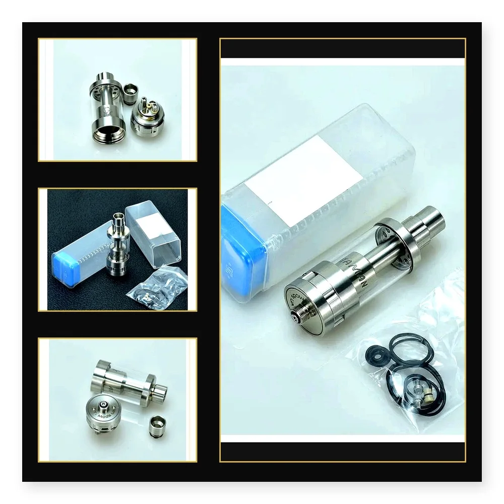 Wolfcoolvape Ataman V4 22mm RTA Atomizer - 4ml Leak-Free Top-Fill, Single Coil Design for Smooth and Flavorful Vaping