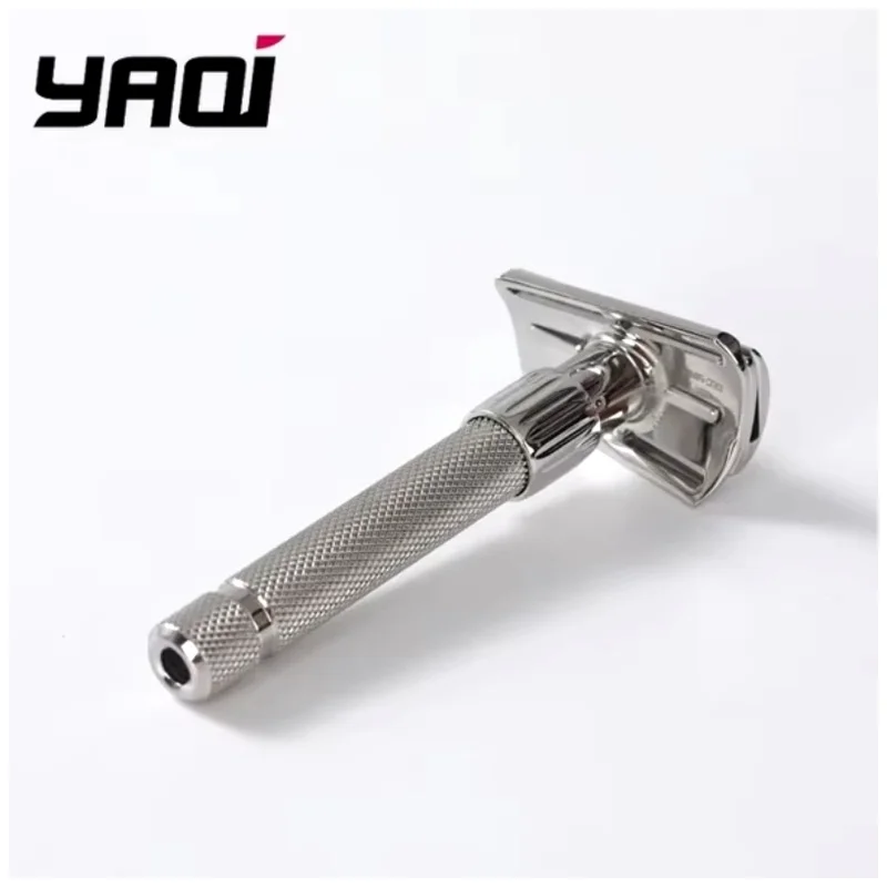 YAQI Torqx Stainless Steel Slant Adjustable Safety Razor Wet Shave Tools Best Gift for Men