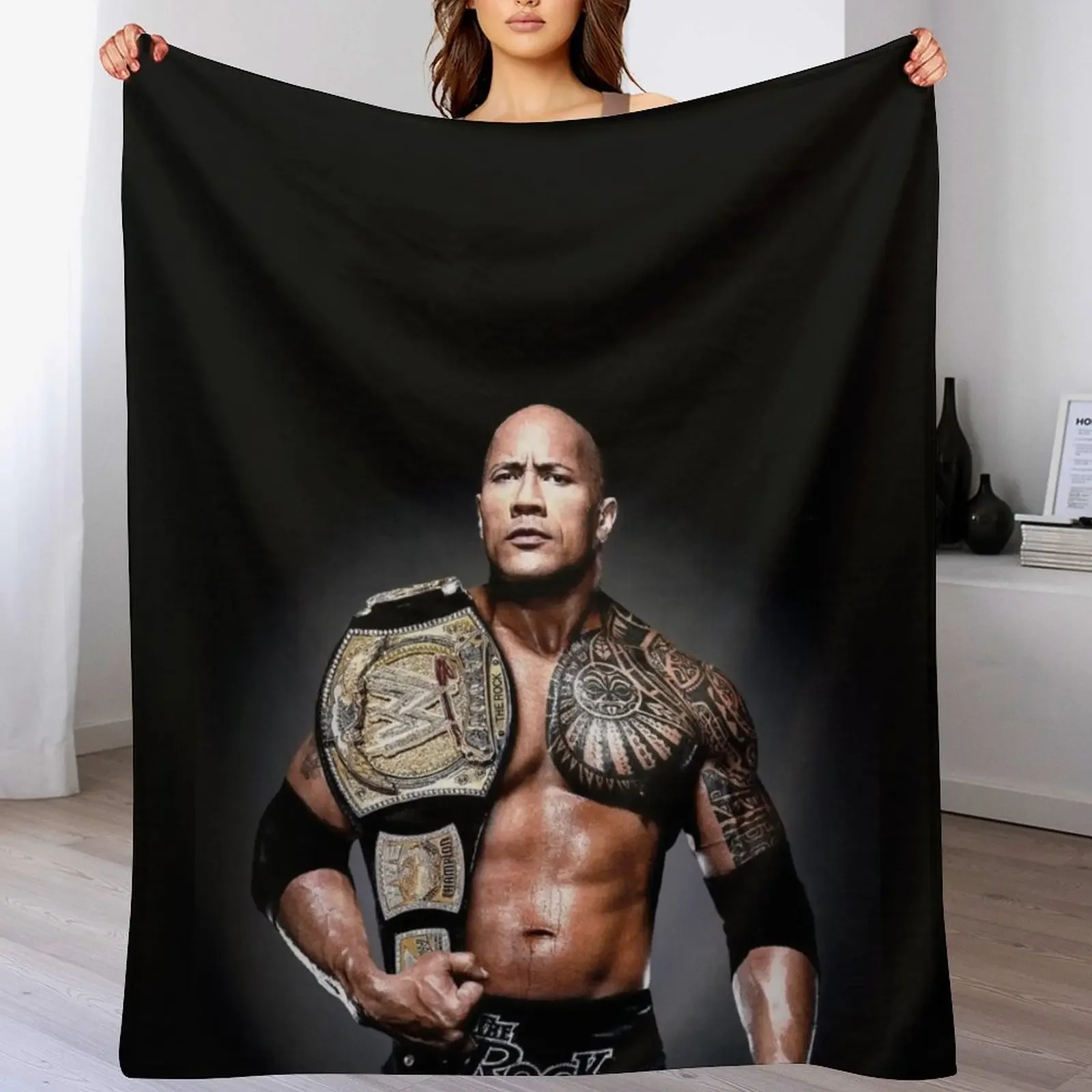 

dwayne johnson Throw Blanket For Baby Nap Shaggy Kid'S Blankets
