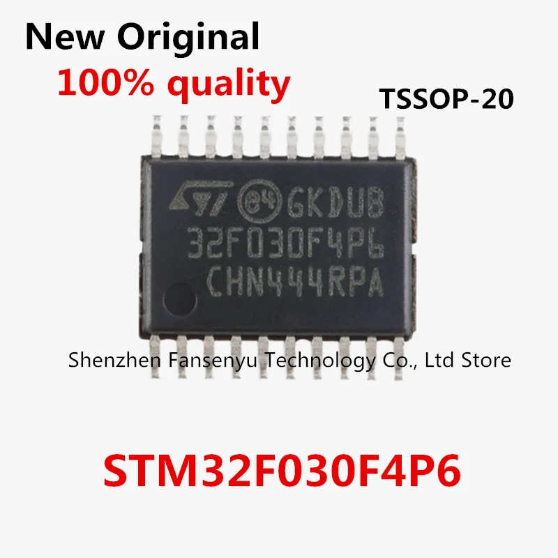 

(5-100piece)100% New STM32F030F4P6 32F030F4P6 sop-20 Chipset