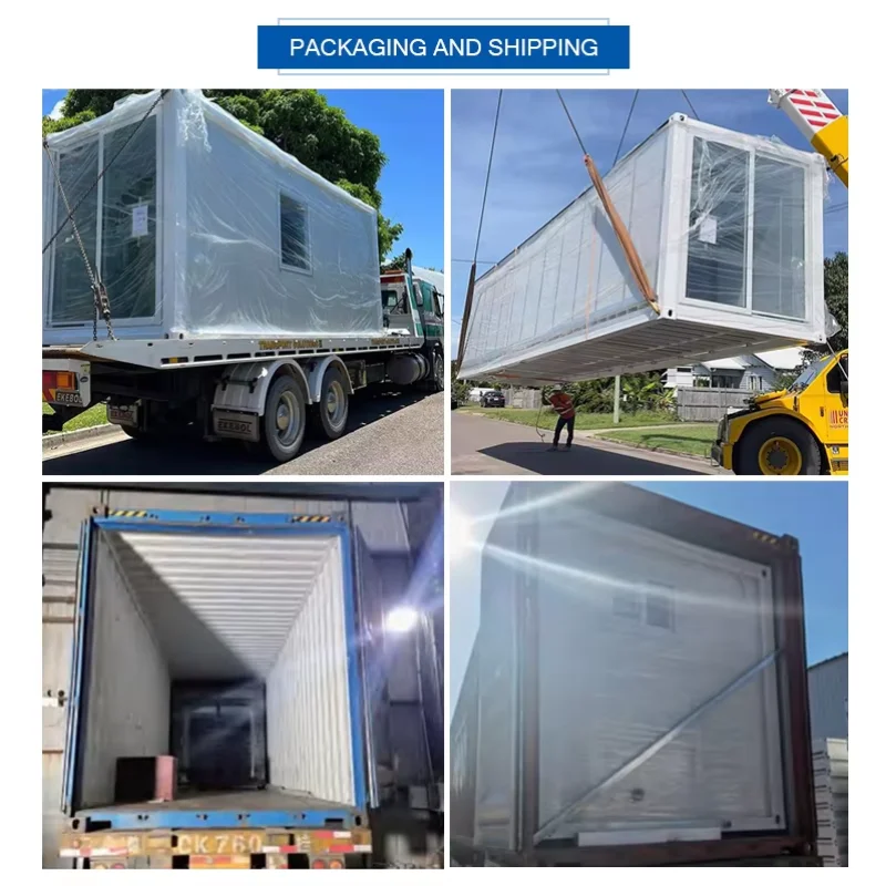 Modular Container House Expandable Tiny Home Office Cabin Folding House Mobile Folable Container House Tiny Homes Ready To Ship
