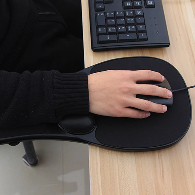 

Desk And Chair Dual-use Computer Hand Holder Arm Rest Plate Wrist Guard Mouse Pad Wrist Rest Computer Desk Hand Rest Rotatable