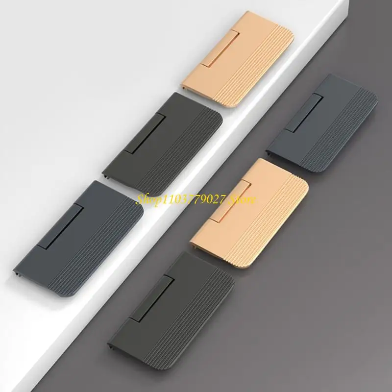 

C4DF Multipurpose Cabinet Handle Easy Concealed Designs Sturdy Aluminum Alloy Materials for Various Furniture Types