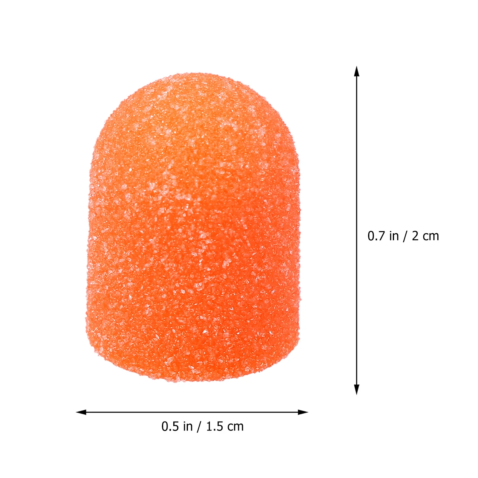 

10pcs Sand Cap Nail Drill Bit Plastic Sanding Cap Manicure Tool Kit Polishing Grinding Head Nail Accessories Portable