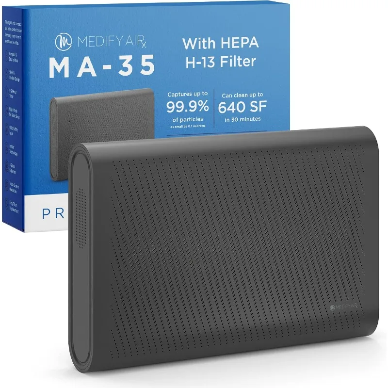 MA-35 Air Purifier with True HEPA H13 Filter | 1,280 ft² Coverage in 1hr for Allergens, Smoke, Wildfires, Odors, Pollen, Pet