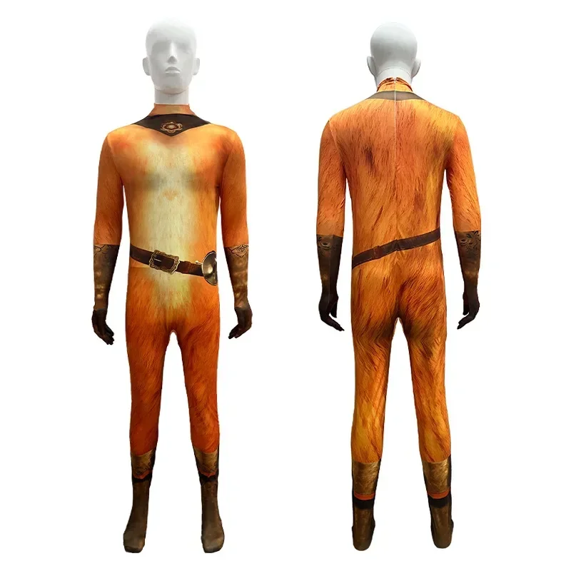 2024 Adult Boy Kitty Cosplay The Last Wish Puss in Boots Kids Cosplay Costume Children Jumpsuit Halloween Carnival Party Costume