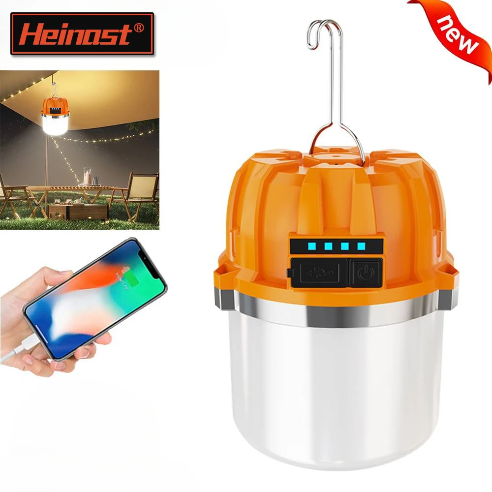 Heinast USB Rechargeable LED Multifunctional Emergency Lights House Outdoor Portable Lantern Emergency Lamp  BBQ Camping Light