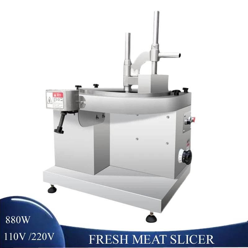 

Commercial Fresh Meat Slicer Cutter Machine Thickness 0.5-14MM Adjustable Automatic Electric Mutton Beef Meat Slicer Machine