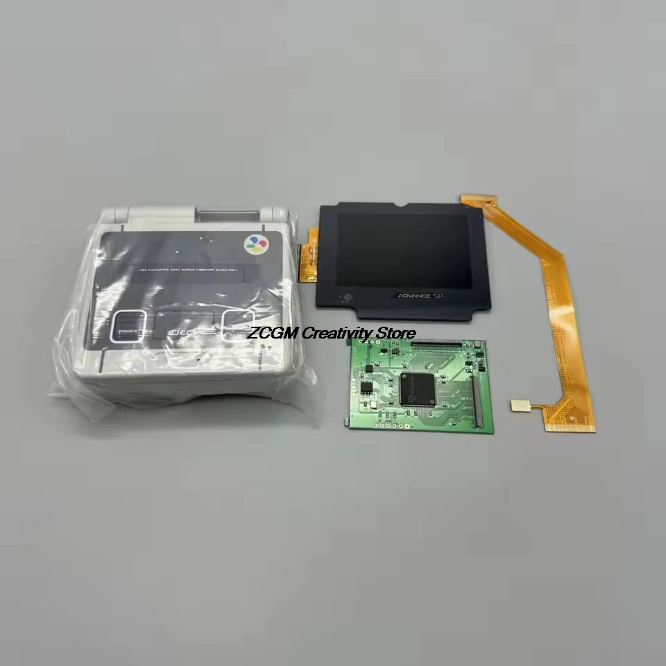 

2025 New GBASP IPS LCD 2.9 "IPS high brightness LCD and shell kit for Gameboy advance SP