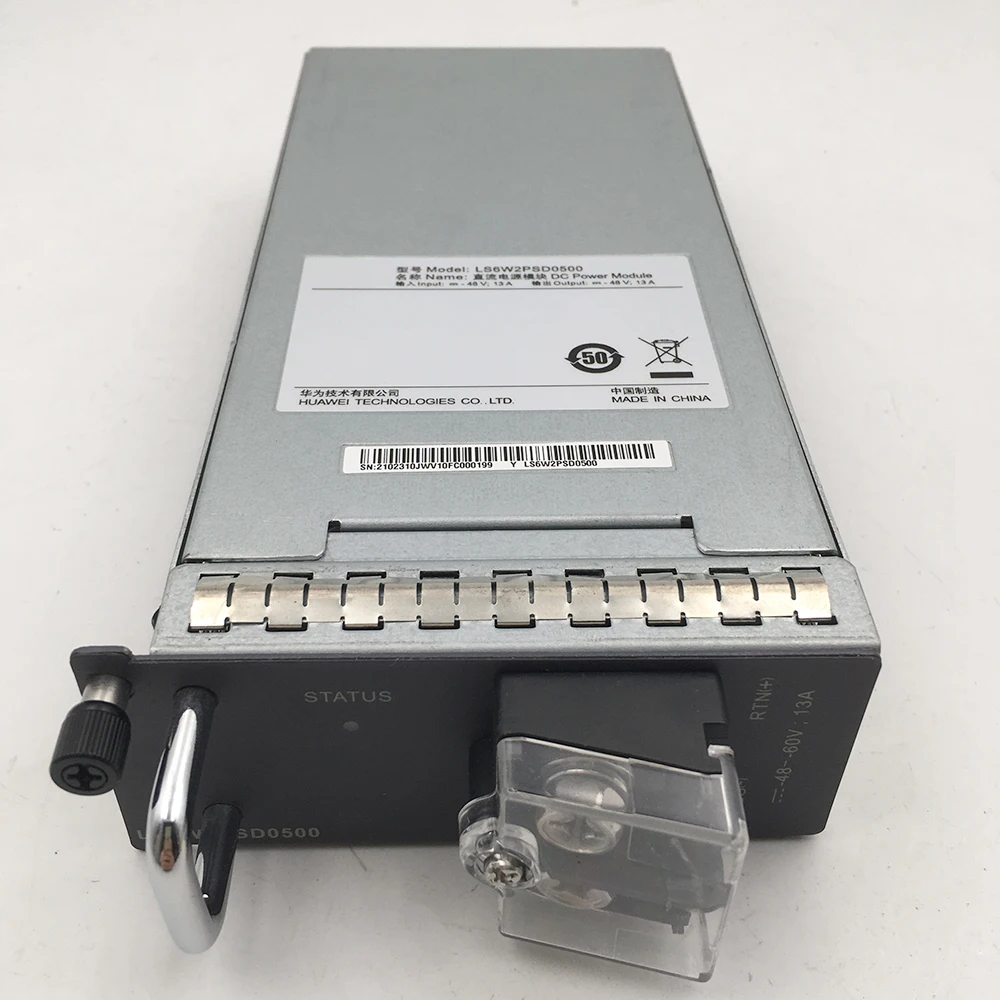 

LS6W2PSD0500 For Huawei 500W DC Power Module S6700 Series Switches