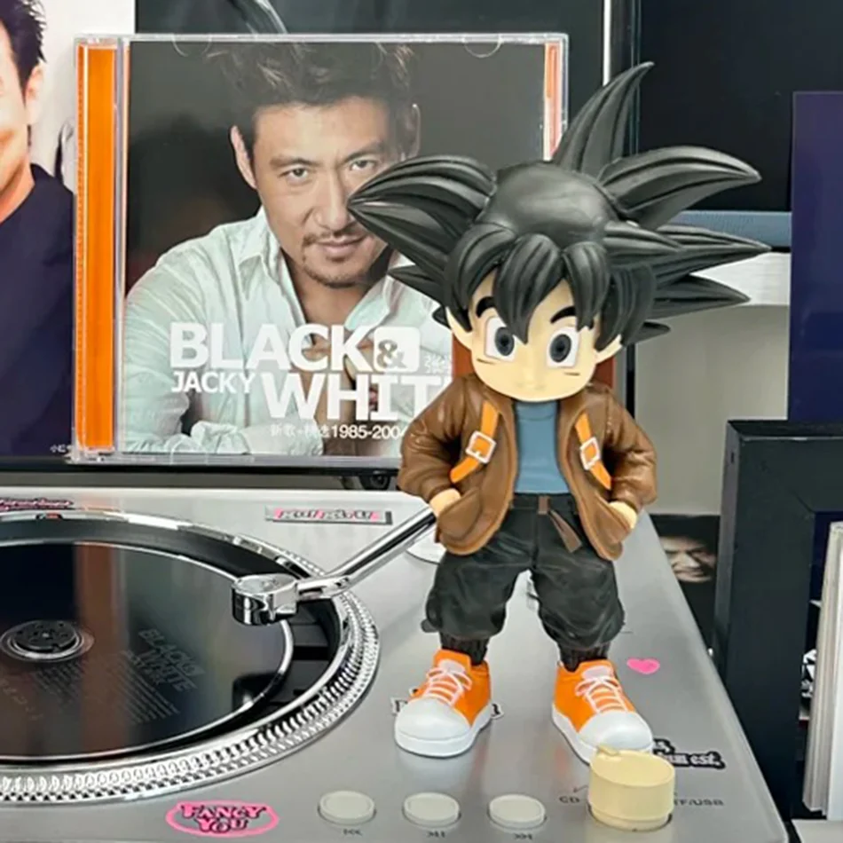 Anime zeno figura dragon ball super estatueta modo bonito figura estátua dbz modelo pvc brinquedos colecionáveis ornamento presentes brinquedos