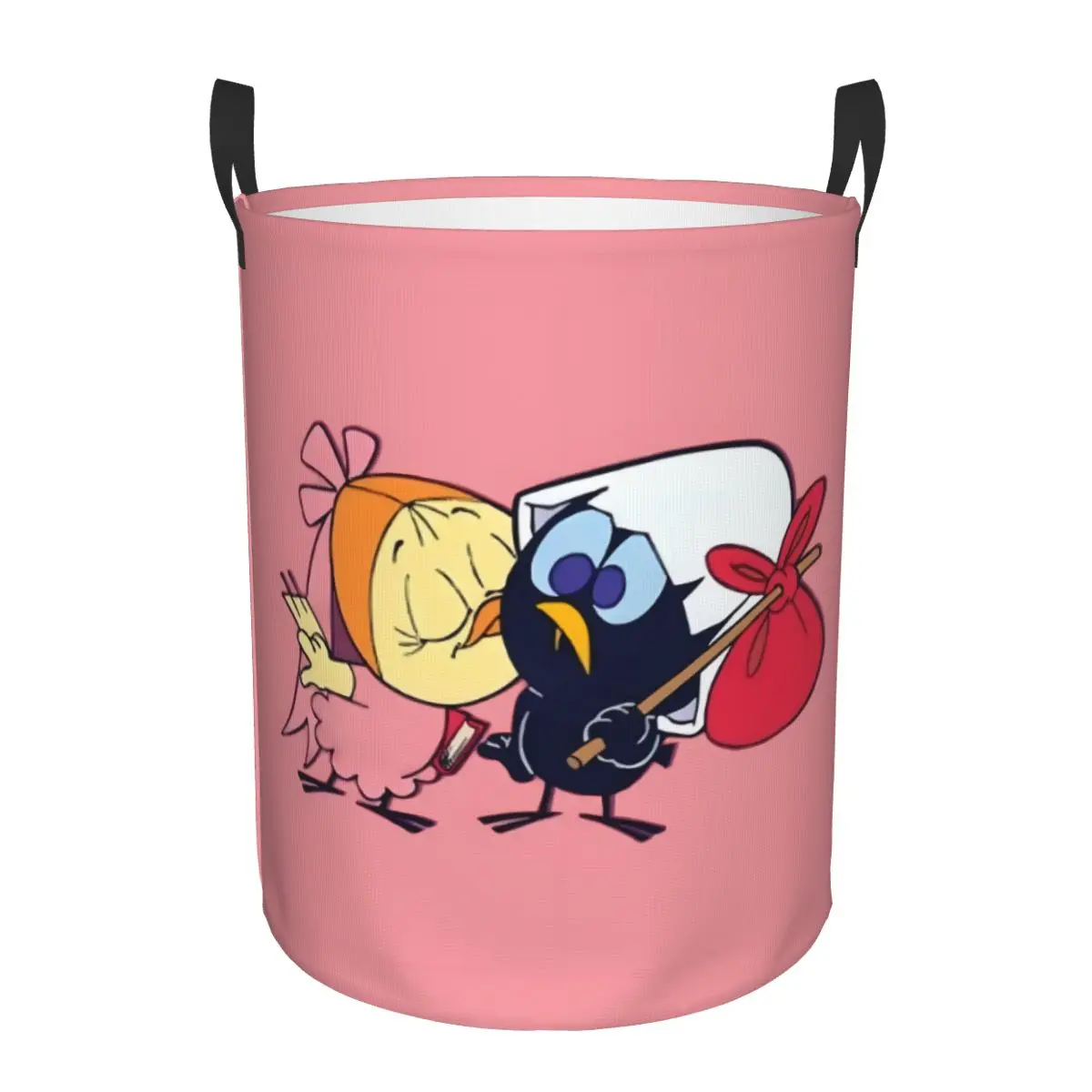 C-Calimeros Manga Anime Laundry Hamper Large Storage Basket Italy TV Cartoon Girls Boys Toy Organizer