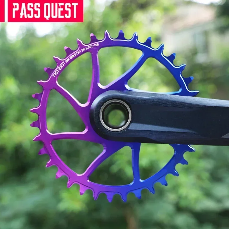 PASS QUEST 12S Direct Mount Bike Chainring 30/32/34/36/38/40/42T Narrow Wide Bicycle Chainwheel for M7100 M8100 M9100 Crankset