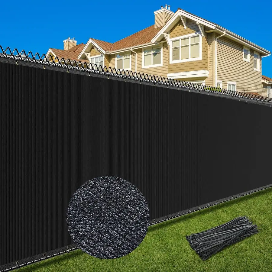 

Privacy Screen Fence, Heavy Duty Fencing Shade Cover, 170GSM 90 Blockage Mesh Shade Net for Wall Garden Yard Backyard 4 ft X 50