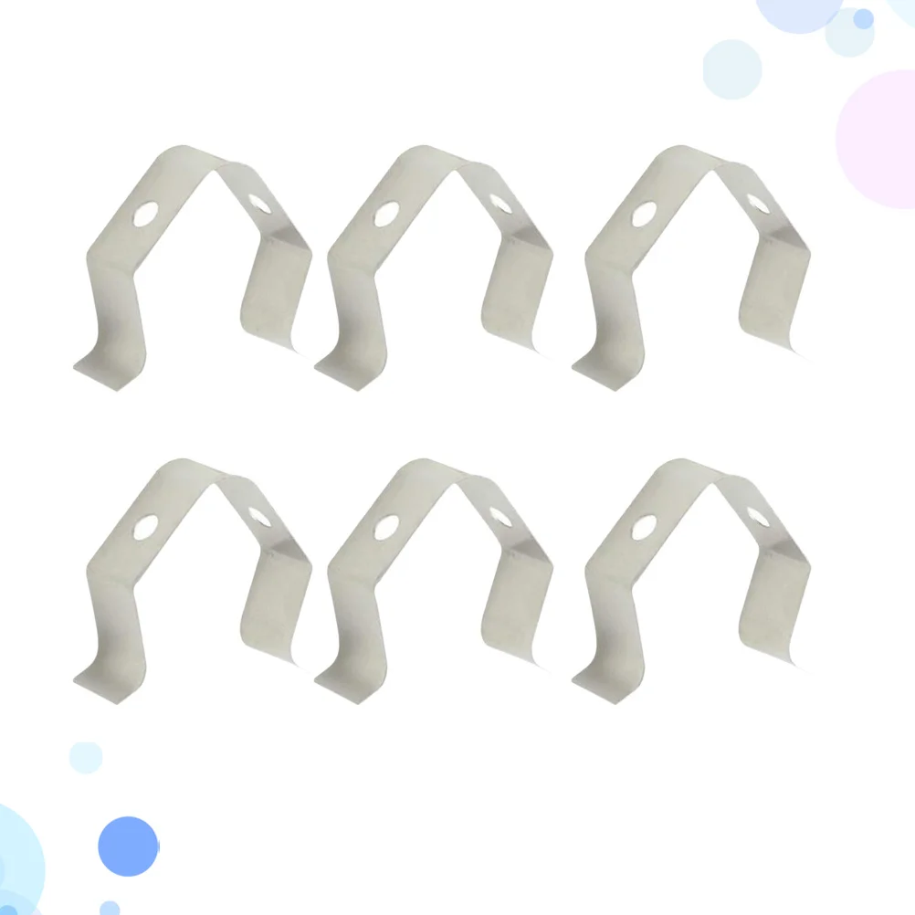 

6Pcs Bbq Thermometer Probe Clip Holder Stainless Steel Meat Grill Clip for Smoker Oven Cooking Meat Grill Thermometer