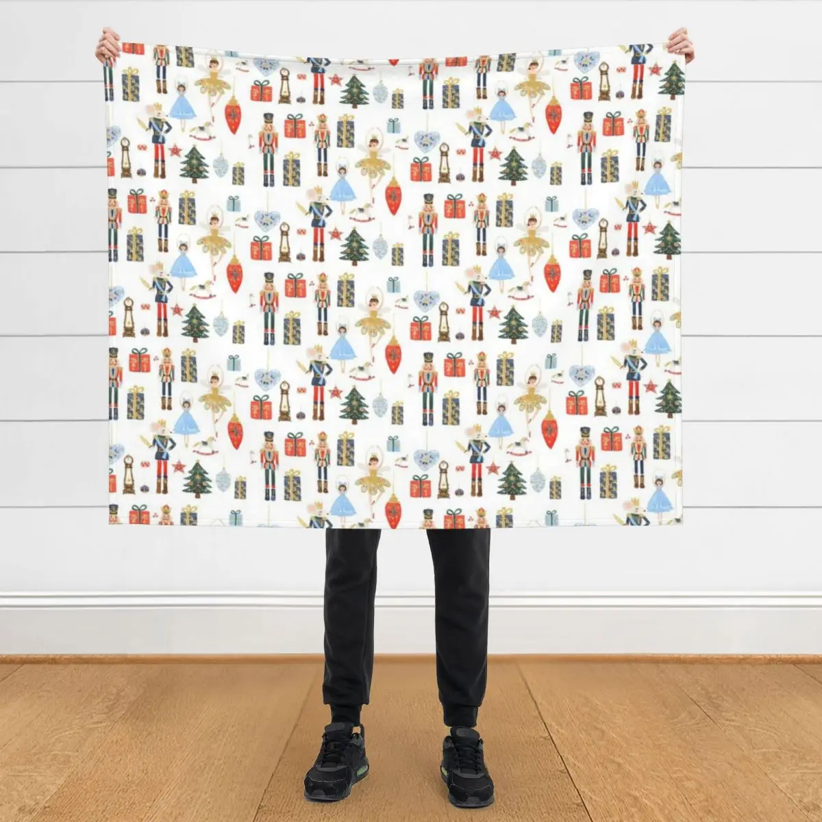 

Nutcracker Ballet Christmas Throw Blanket Fashion Sofas Loose christmas decoration Blankets