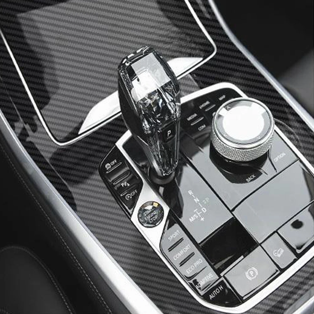 

For BMW X5 G05 2019-2022 Interior Central Control Panel Door Handle Stickers Decals Car Styling Accessorie
