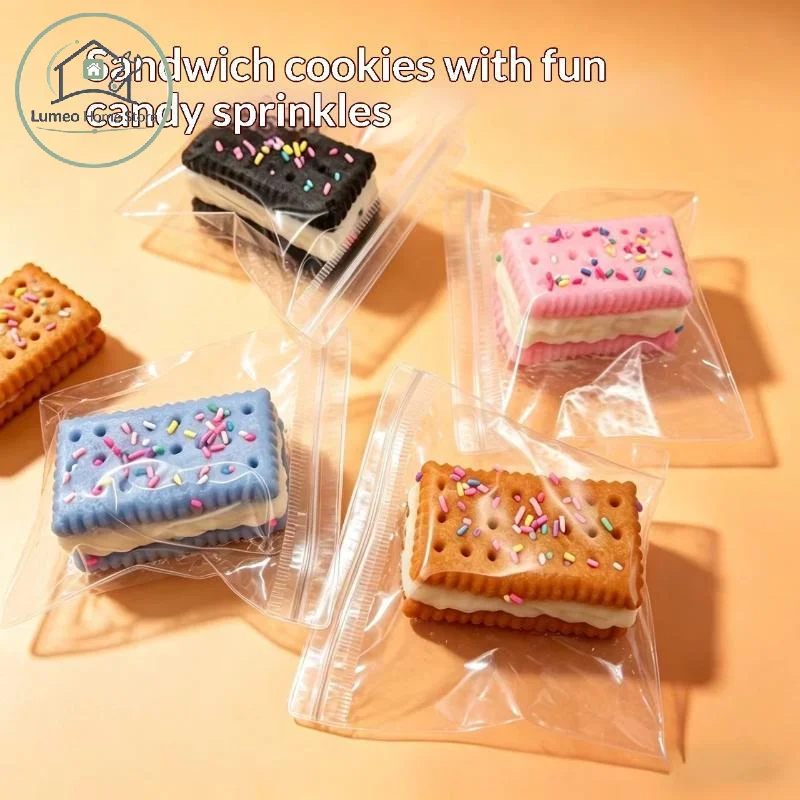 Sticky Taba Cookie Squishy Fidget Toy Slow Rising Squeeze Decompression Toy Non-Toxic for Adult Kids Travel Party Favor Gift
