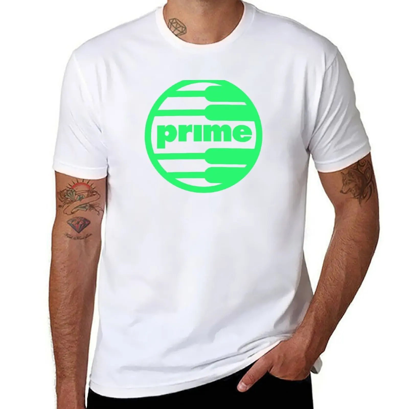 

Prime Television T-Shirt man graphic t shirt printed t shirts for man T-Shirt